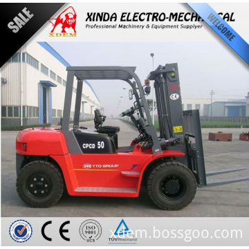 YTO Forklift 5ton Diesel Forklift Truck For Sale CPCD50